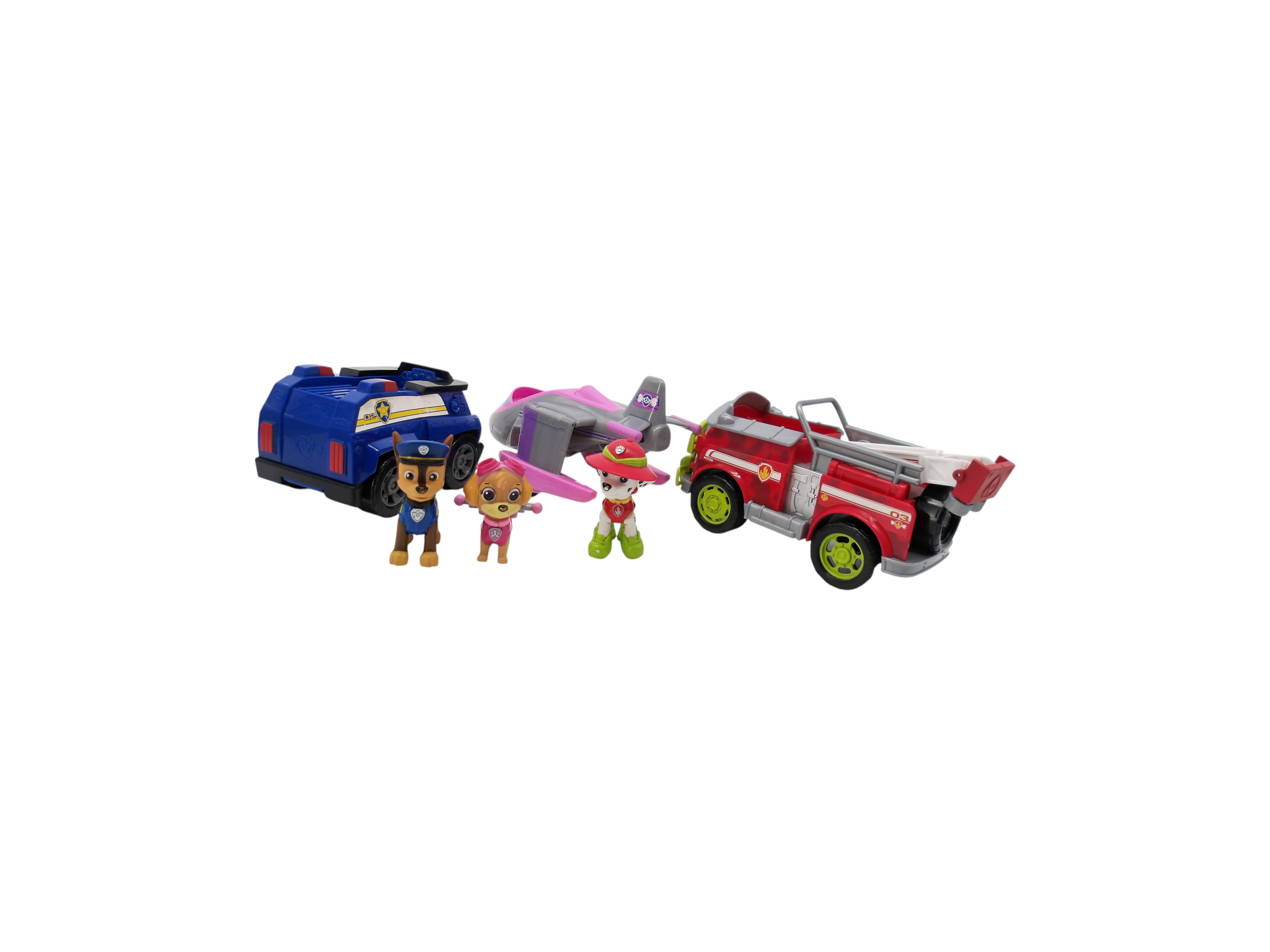 Pat'Patrouille - Figurines Marcus, Chase et Chase et véhicules Bon état - Vue 2 - 